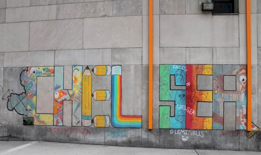 אמנות במלון צ'לסי בניו-יורק