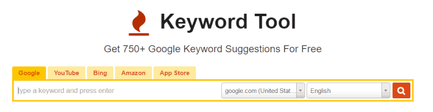 מילות מפתח עם keywordtool