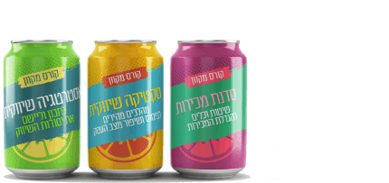 חבילת קורסי שיווק - אסטרטגיה שיווקית, סדנת טקטיקה, סדנת מכירות