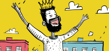 איור של איש עם כתר (צילום: midjourney ai) איור של איש עם כתר (צילום: midjourney ai)