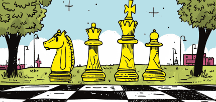 איור של כלי שחמט (צילום: midjourney ai) איור של כלי שחמט (צילום: midjourney ai)