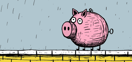 איור של קופת חזיר (צילום: midjourney ai) איור של קופת חזיר (צילום: midjourney ai)