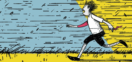 איור של איש רץ (צילום: midjourney ai) איור של איש רץ (צילום: midjourney ai)