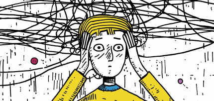 איור של איש בסטרס (צילום: midjourney ai) איור של איש בסטרס (צילום: midjourney ai)