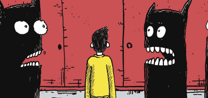 המפלצת ושמה אני לא טוב מספיק - איור המחשה של איש עומד מול מפלצות (צילום: midjourney ai) המפלצת ושמה אני לא טוב מספיק - איור המחשה של איש עומד מול מפלצות (צילום: midjourney ai)