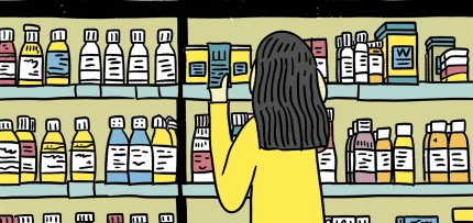 איור של אשה מסדרת מדפים בחנות (צילום: midjourney ai) איור של אשה מסדרת מדפים בחנות (צילום: midjourney ai)