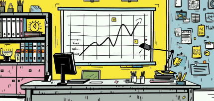 איור של משרד מעוצב (צילום: midjourney ai) איור של משרד מעוצב (צילום: midjourney ai)