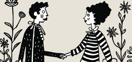 איור המחשה של שני אנשים לוחצים יד (צילום: midjourney ai) איור המחשה של שני אנשים לוחצים יד (צילום: midjourney ai)